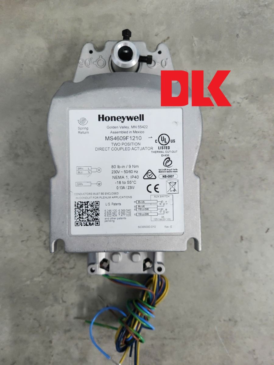 Động Cơ Van Gió Honeywell MS4609F1210
