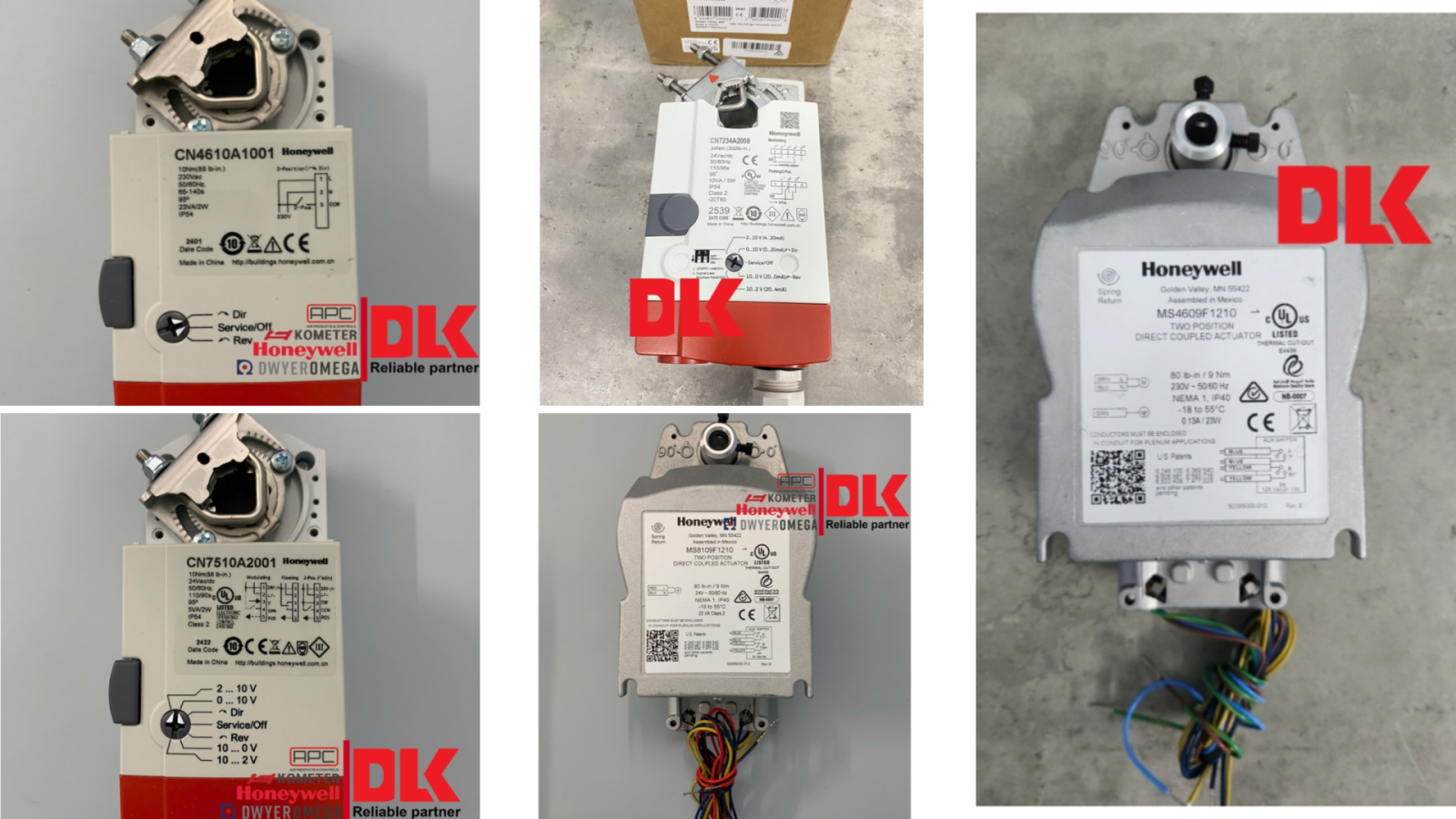 Động cơ van gió Honeywell