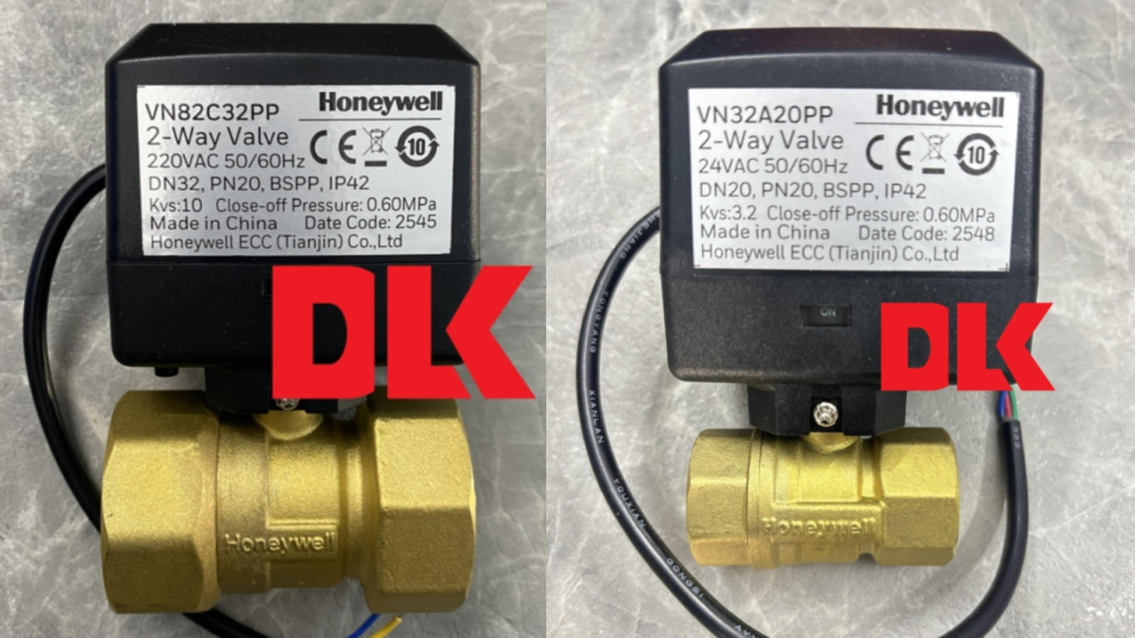 Van on/off và van tuyến tính Honeywell