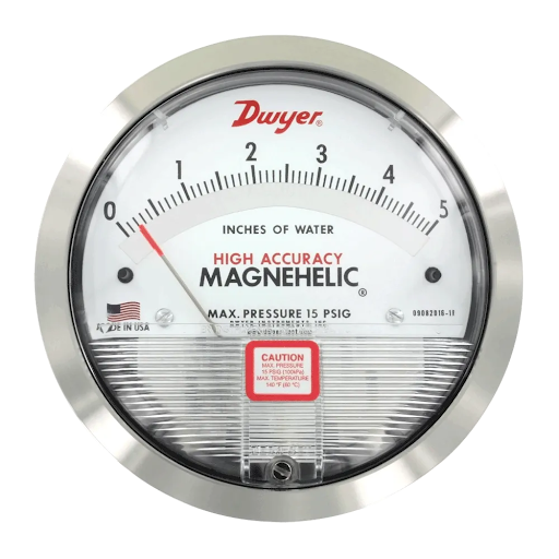 Đồng hồ đo chênh áp chính xác cao Magnehelic®, dòng 2000-HA